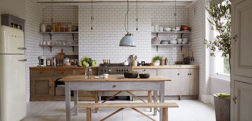 Ejemplo de cocina retro 