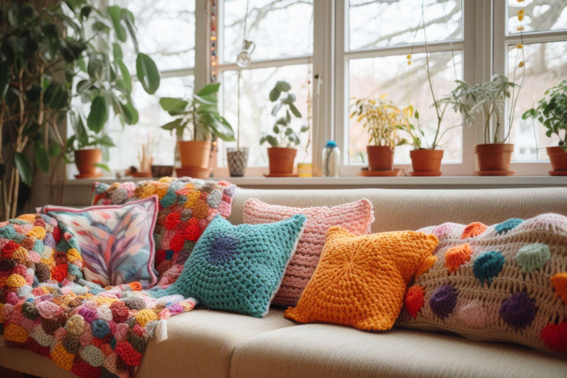 Cojines hechos a mano