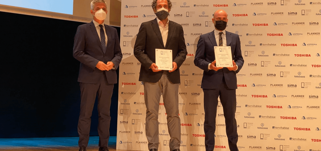 Culmia Innova Torrejón ha sido reconocida en los premios ASPRIMA-SIMA con una mención especial en la categoría 'Proyecto inmobiliario más sostenible'