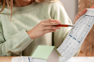 Logotipo de Zenova con tipografía azul y símbolo gráfico en forma de asterisco estilizado